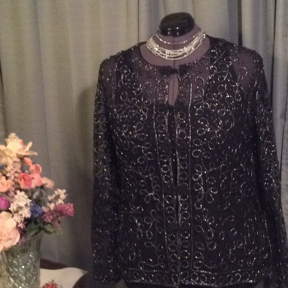 Gorgeous mesh dinner jacket